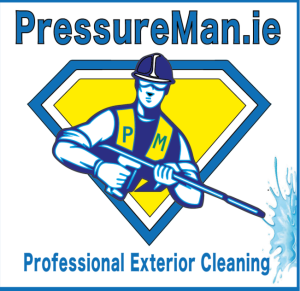 Pressure man Power Washing Logo