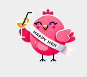 The Happy Hen Logo